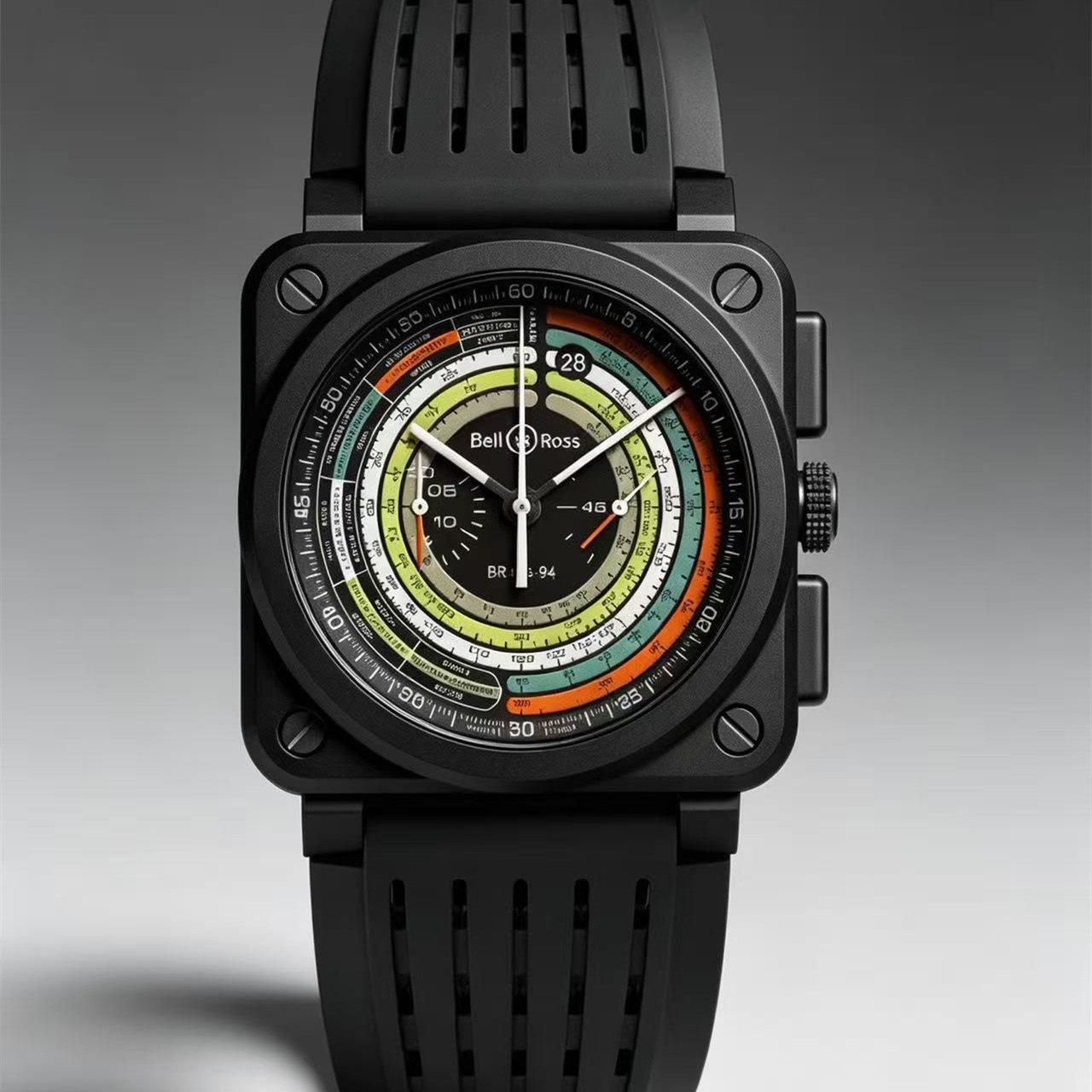 Bell&Ross Men's Multi functional Quartz Watch